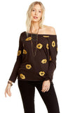 Chaser Golden Kisses Dolman Top - Thought Process Boutique